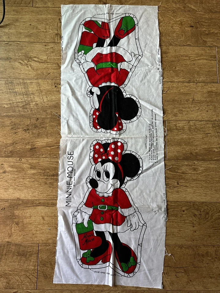 Lote de 7 apliques vintage de Navidad de algodón con paneles de tela de corte y costura VIP Foto 2 de 4