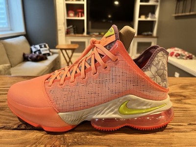 Nike LeBron XIX 19 Low Men's Size 11 Hawaii Crimson Bliss Atomic Never Worn