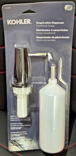 Kohler 26099-BL Matte Black Deck Soap/Lotion Dispenser 16 oz Capacity Heavy Dut