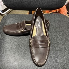 G. H. Bass Co. Monte Men's Brown Leather Driving Penny Loafers Size 9M Women s