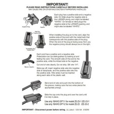 Polarized Quick Connect Terminal for SPT-1 Wire Holiday Light Installation