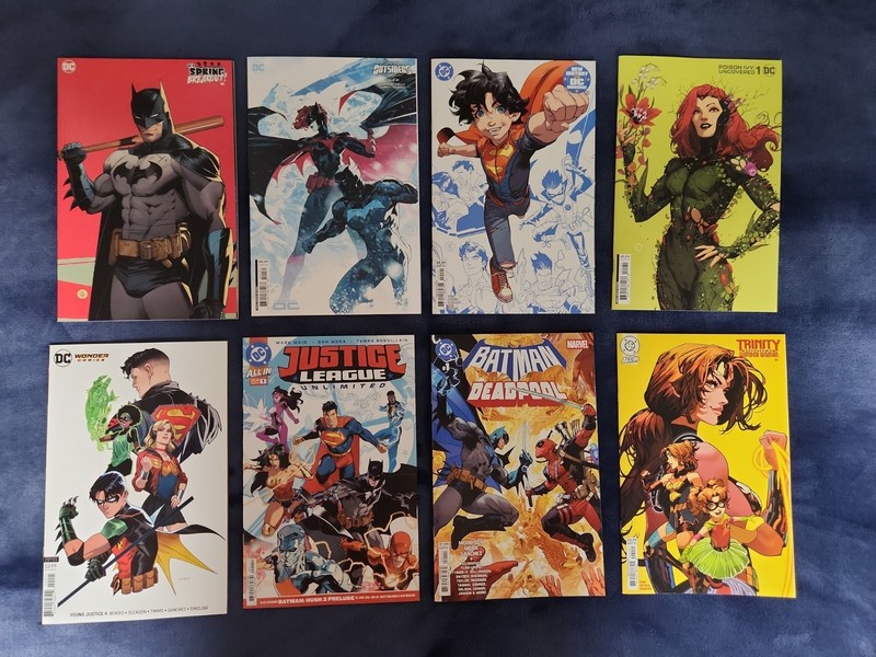 DAN MORA Variant Comic Lot Poison Ivy Superman Batman