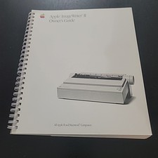 ImageWriter II Owner's Guide Apple Computer Book APPLE II, Vintage MAC