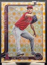 2025 Topps Series 2 Holiday Sun Parallel #471 Reid Detmers NM