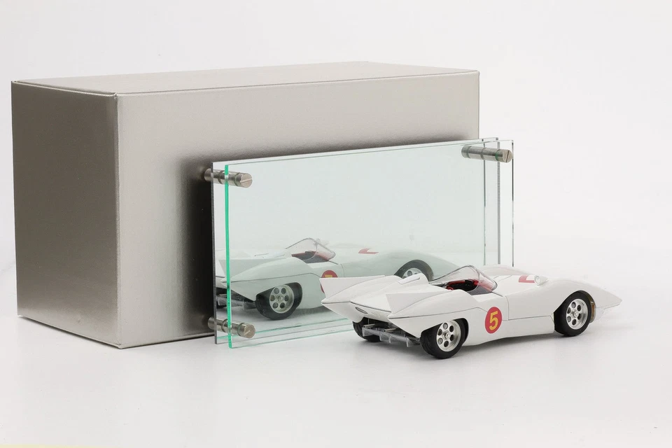 1:32 Schwyn Haas Hamilton Speed Racer Mach 5 Go Go PReMo Serie 3 Bianca - Immagine 3 di 4