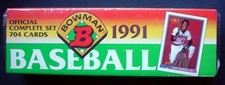 1991 Bowman Baseball 704 card Factory Sealed Set Chipper Jones RC