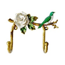 Vintage Bird Shaped Decorative Wall Hook Rack Hanger for Hanging Clothes Coat...