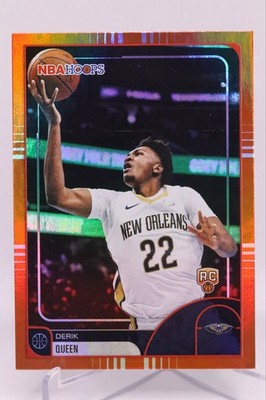 2025-26 Topps NBA Hoops Derik Queen Orange Foil #62 (RC) Rookie