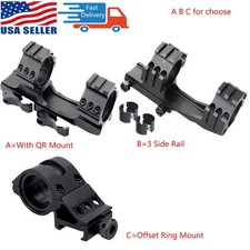 30mm to 1" Tactical PEPR Style /QD Cantilever Mount/25.4 30mm Ring Offset Mount