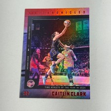 Caitlin Clark 2025 WNBA Panini Chronicled Prizm Silver Holo sp Refractor ssp #18