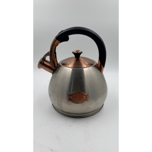 2.8 Qt Whistling Stainless Steel Tea Kettle Stove Top Teapot for Water Boiling