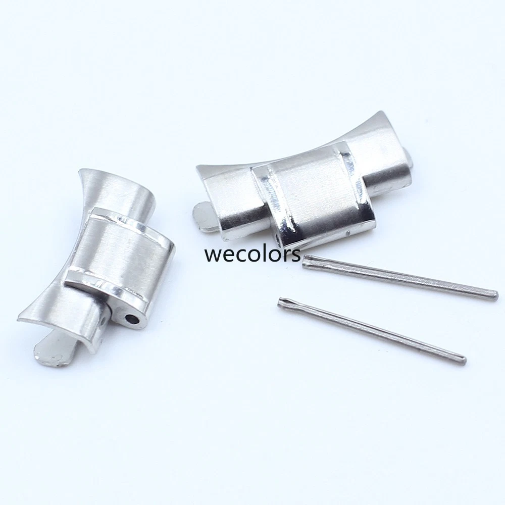2 Stuks Premium Roestvrij Stalen Horlogeband Link Gebogen Eind Reparatie 19mm20mm21mm22mm23mm24mm 24mm