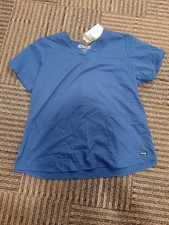 Greys Anatomy Scrub Top Shirt Blue 2XL NWT