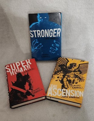 Lot 3Michael Carroll hcdj 1st prt NEW HEROES #4-6 SUPER HUMAN~STRONGER~ASCENSION