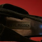 Steve Madden Black Suede Strappy Ankle Strap Stiletto Open Toe Heels 11 — photo 4