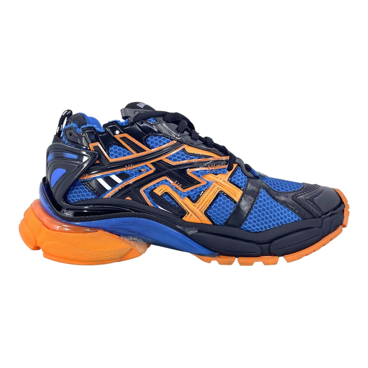 Balenciaga Runner Sneaker Blue Orange Black | eBay