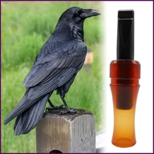 Crow Caller Imitation Crow Whistle Hunting Bird Caller Bait Game for Hiking