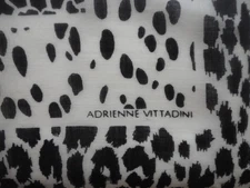Adrienne Vittadini ANIMAL PRINT Sheer wool  Scarf