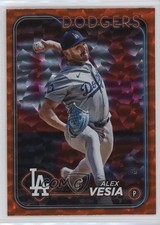 2024 Topps Update Orange Crackle Foilboard 22/299 Alex Vesia #US258 1b1g