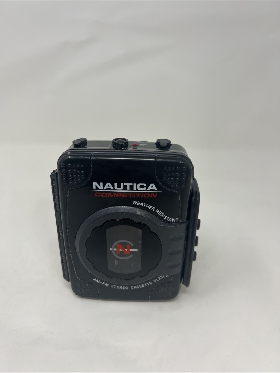 Vtg Nautica Cassette Tape Player Walkman Weatherproof 90s
