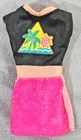 Vintage 1993 Glitter Hair Barbie Dress By Mattel