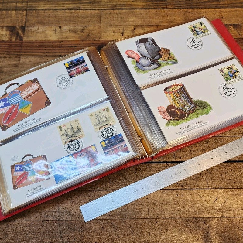 Westminster UK "First Day Issue" Philatelic Cover Collection in Binder 1991-93