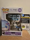 Funko Pop! Animation Rem Re:Zero #2113 Autographed WT31678