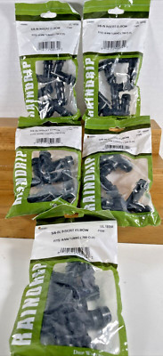 NEW 5X 5 Packs Raindrip 5/8'' INSERT ELBOW Drip Irrigation FITS 18MM TUBING 1805B