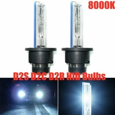 2x 8000K Ice Blue D2S D2R D2C HID Xenon Bulbs Factory Replacement Headlight Kit