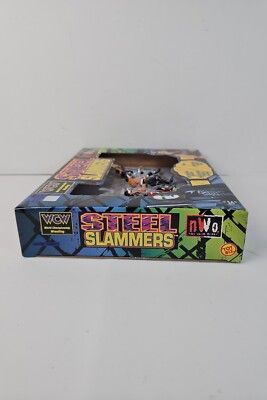 WCW NWO Steel Slammers Wrestling Micro Action Figures Set Vtg 1998