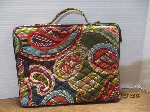 Vera Bradley Iconic Tablet Tamer Organizer Case Heirloom Paisley