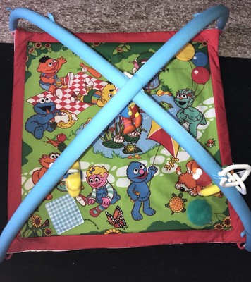 Vintage Tyco Baby Play Gym Sesame Street Activity Gym Toy May