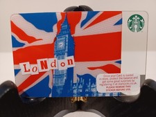 STARBUCKS CARD 2011 " UNION JACK & BIG BEN~LONDON " 🇬🇧 A BEAUTY~ MINT