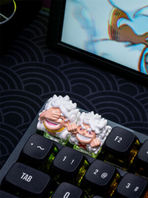 Anime ONE Keycap PIECE Nika Luffy Handmade Resin Keycap For Cherry MX keyboard