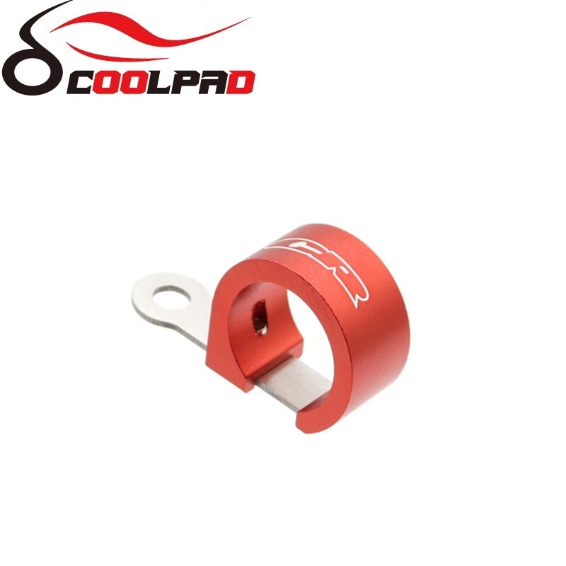 Soporte de abrazadera de manguera para líneas de freno delanteras para HONDA CR 125R/250R CR 80R/85R CR500R Foto 4 de 4