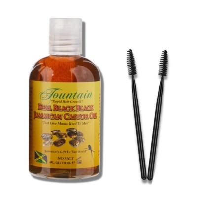 Fountain Hair or Eyelash Growth &Thickening Serum - Castor Oil Pack For Pain