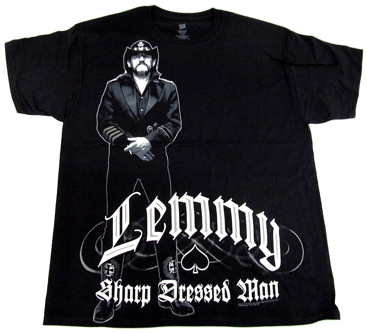 LEMMY STANCE T-shirt Ian Kilmister MOTORHEAD Heavy Metal Tee Adult