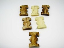 6 Natural Large Beads Necklace Bracelet Nice Quality Double Hole Design