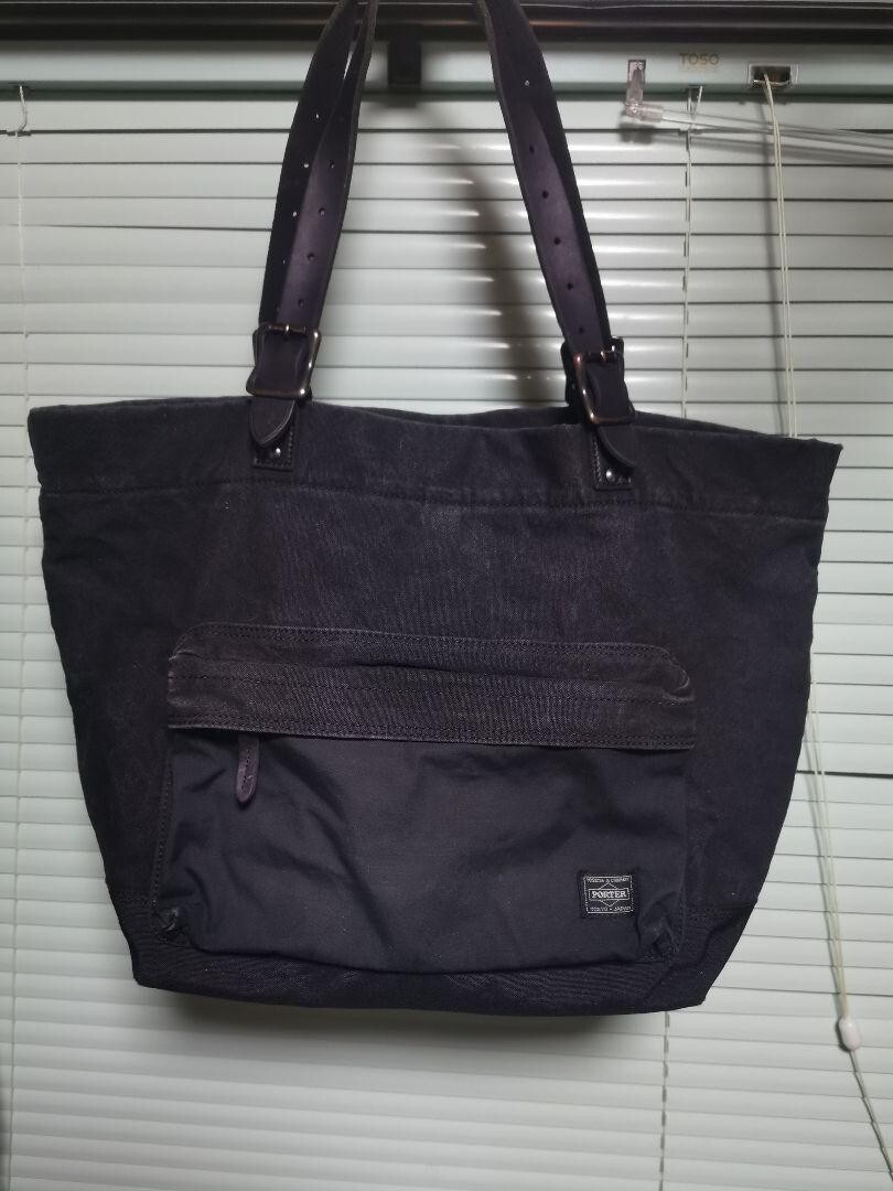 Porter Bridge Tote Bag (S) 193-04060 Yoshida Bag Leather handle
