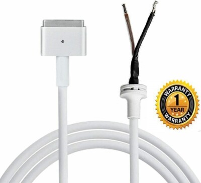 Replacement DC Repair Cable Cord ''T Tip'' For 45W 60W 85W MacBook Charger