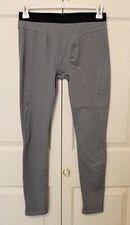 Women's Leggings, Gray with Black waist band, Size XL, NWOT for any Occasion