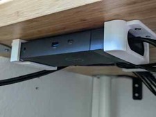 Under-Desk Mount for Dell WD19DCS Docking Station  Dual-Bracket Design