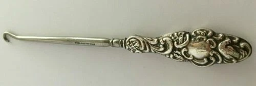 Silver Vintage (1900-1980) Age Collectable Button Hooks