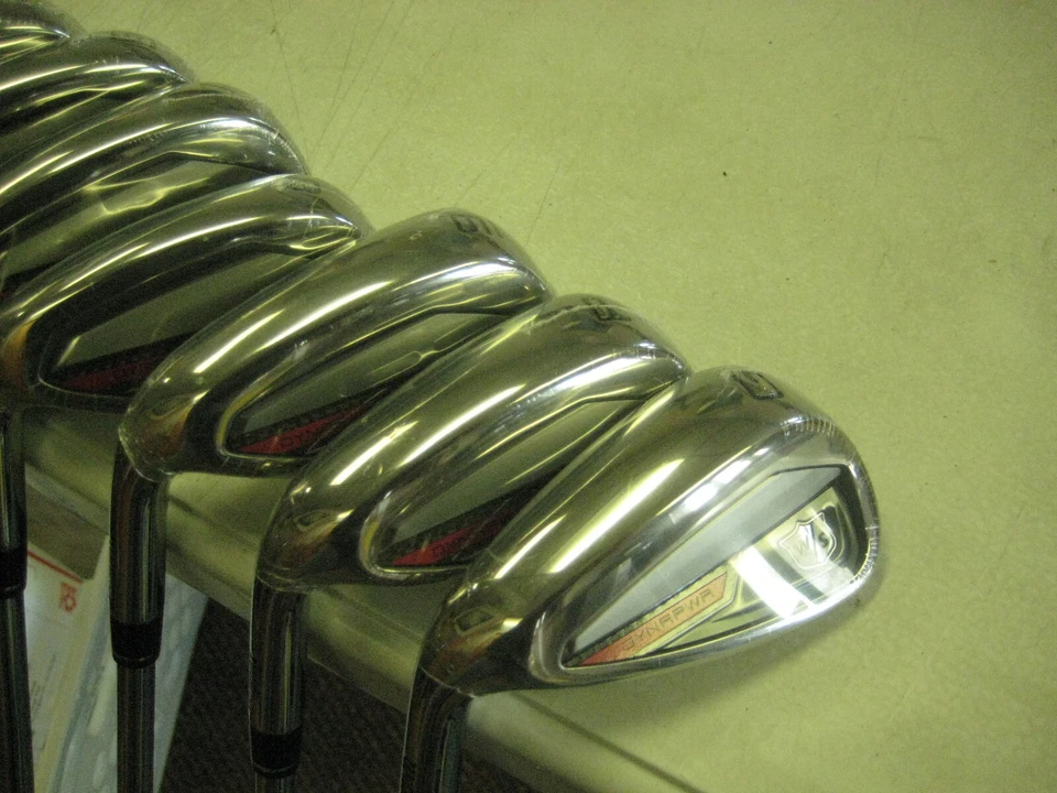BRAND NEW Wilson Staff Dynapower iron set 5 thru pw,gw Steel Regular Mens LH - Image 4 of 4
