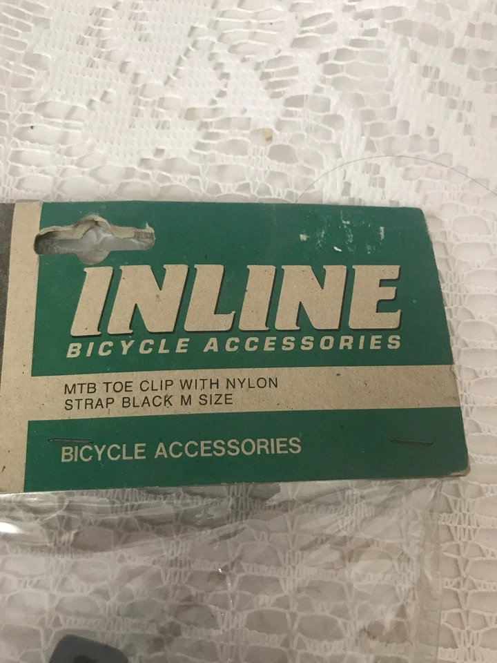 Inline Bicycle Accessories MTB Toe Clip With Nylon Strap Black M Size - Image 2 of 2