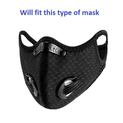 8 Pack PM2.5 Carbon Replacement Filters for Face Mask Free SHIP USA Seller - Picture 10 of 11