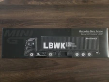 Mini GT 1/64 Mercedes-Benz Actros LBWK 40 Ft Container Diecast