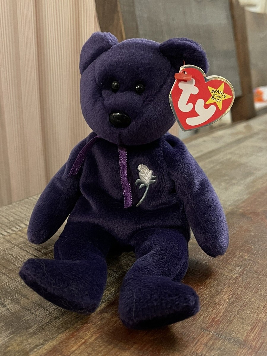 PRINCESS DIANA 1997 Retired Original TY Beanie Baby Collection Bear MINT!  RARE!!