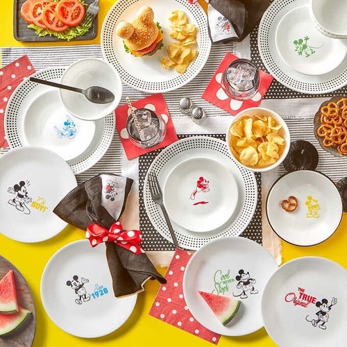Corelle 16-piece Dinner Set, Mickey Mouse - Picture 2 of 8