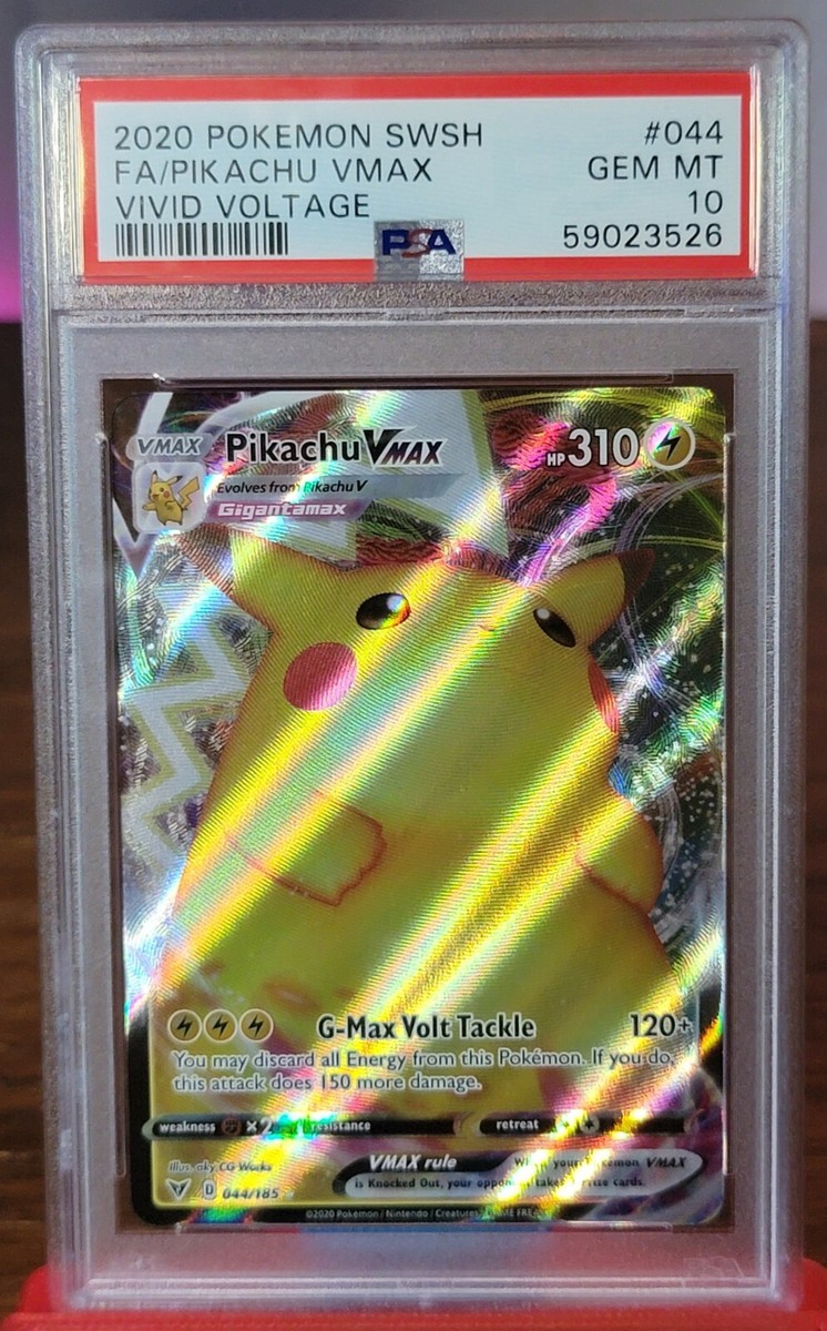 【IFYOUWANT】24SS★ Meet For Geart pigment Pokemon Vivid Voltage Pikachu Vmax Full Art #44/185 PSA 10